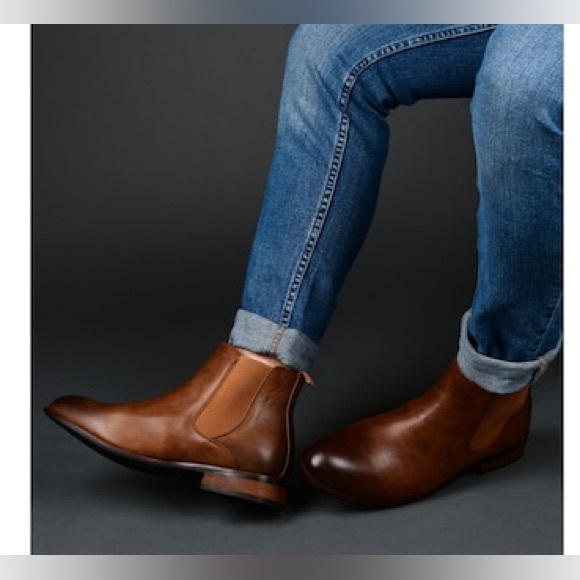 Vance Co. Black Vegan Leather Chelsea Boots - Picture 7 of 14